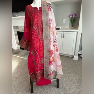 Brand new 3 piece Charizma Pakistani Indian suite